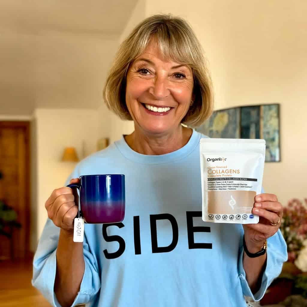 Happy Yerba Complex customer holding product