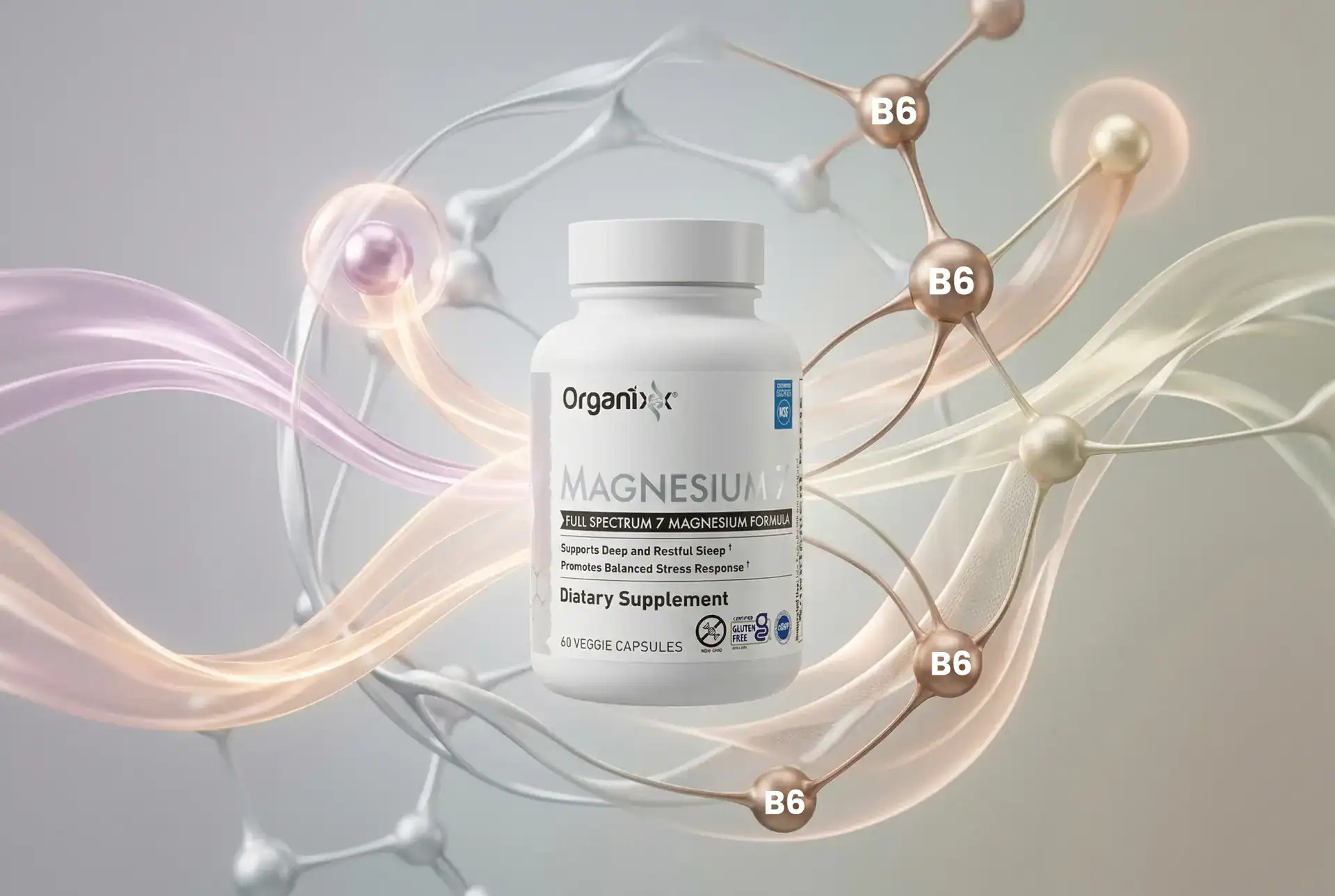 Magnesium 7 includes B6 and Manganese co-factors